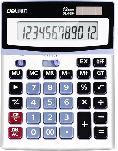 سعر ومواصفات الة حاسبة 12 رقم من ديلي 1654 (B00829D3FK) على Amazon EG