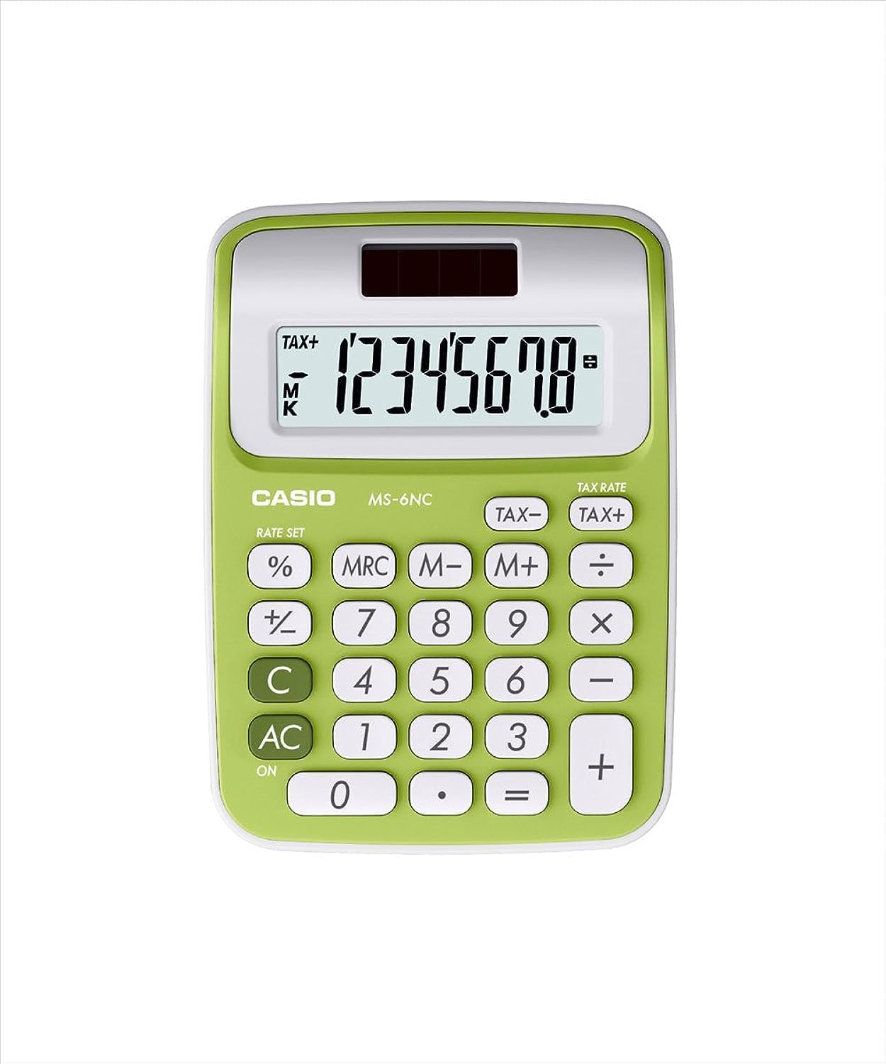 سعر ومواصفات الة حاسبة MS-6NC-GN متعددة الالوان من كاسيو (B06XY3YFP3) على Amazon EG