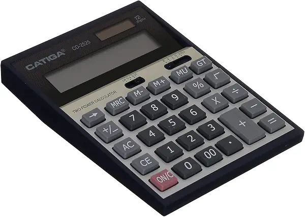 سعر ومواصفات آلة حاسبة إلكترونية من كاتيجا، طراز CD-2525 (B0971D7ZSZ) على Amazon EG