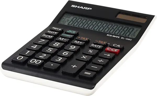 سعر ومواصفات الة حاسبة الكترونية للتدقيق من شارب بـ12 رقم EL-128C-WH، أبيض (B00HZVPZXE) على Amazon EG