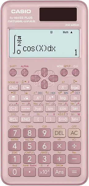 سعر ومواصفات آلة حاسبة علمية كاسيو FX-991ESPLUS-2PKWDT، زهري (B0B2RST165) على Amazon EG