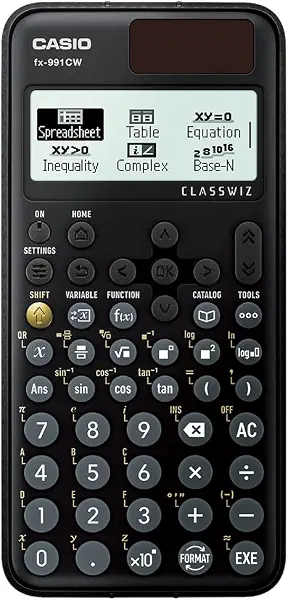 سعر ومواصفات كاسيو FX-991CW-W-DT حاسبة علمية، أسود (B0BLVCFK8D) على Amazon EG