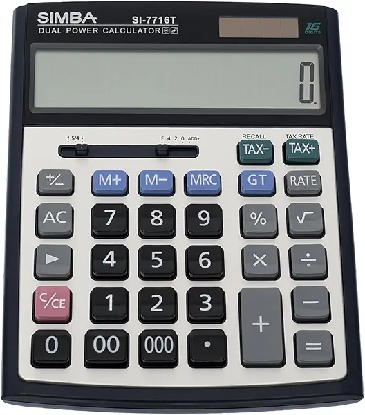 سعر ومواصفات اله حاسبه مكتب من سيمبا موديل SI 7716T (B0DY7B9MNF) على Amazon EG