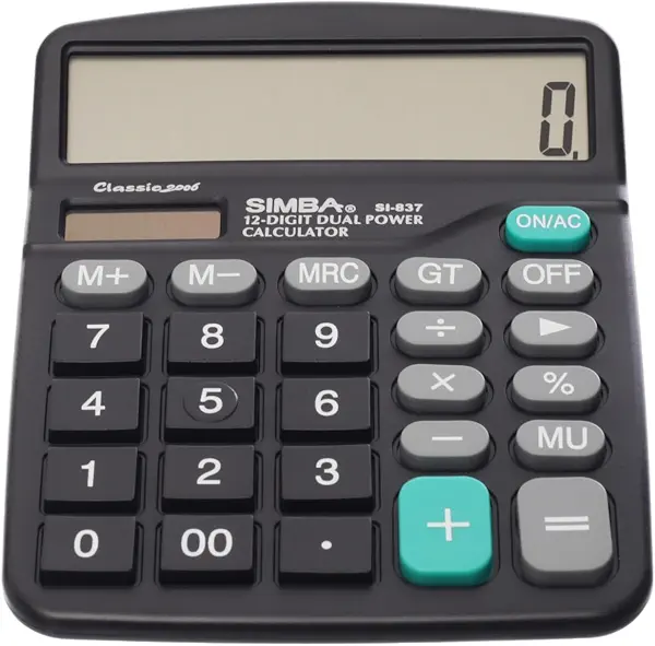 سعر ومواصفات اله حاسبه مكتب من سيمبا موديل SI-837 (B0F1NHSQKX) على Amazon EG