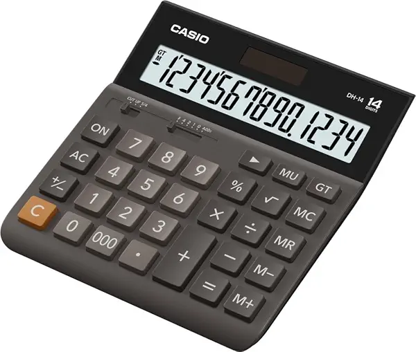 سعر ومواصفات الة حاسبة من كاسيو - DH-14-BK (B07ZJWGHJ4) على Amazon EG