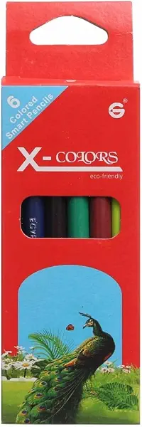 سعر ومواصفات ألوان خشب قصيرة من جيلسي، عبوة 6 أقلام موديل X-3A (B0CLLP39YX) على Amazon EG