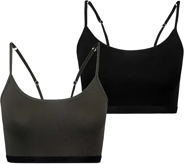 سعر ومواصفات ام بي ثري MB3 Womens Set Of 2 Pieces Thin Strap Sport Bra Sports Bra (B0D9FJPF6D) على Amazon EG