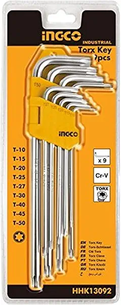سعر ومواصفات انجكو طقم مفتاح ألنكي نجمة 9 قطع (B01LFDWZ1M) على Amazon EG
