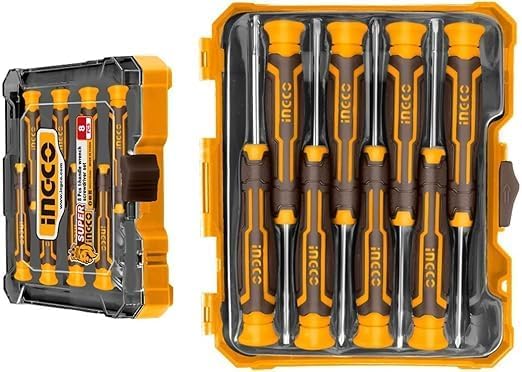 سعر ومواصفات انجكو طقم مفكات براغي دقيقة (8 قطع) (B0F5HZRWD7) على Amazon EG