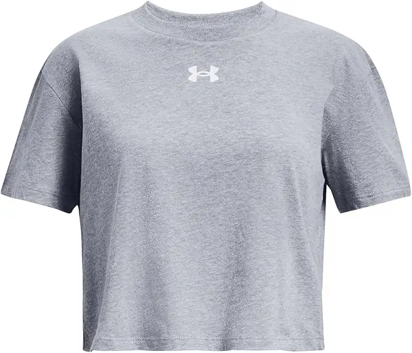 سعر ومواصفات اندر ارمور Under Armour girls UA CROP SPORTSTYLE LOGO SS T-Shirt (pack of 1) (B0BGYDDQPT) على Amazon EG