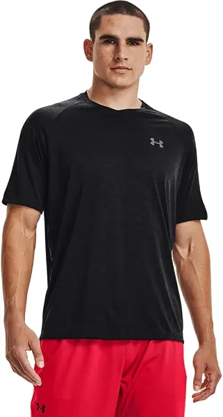 سعر ومواصفات اندر ارمور Under Armour Men's Short Sleeve, Black (001)/Graphite, L (B07816Y343) على Amazon EG