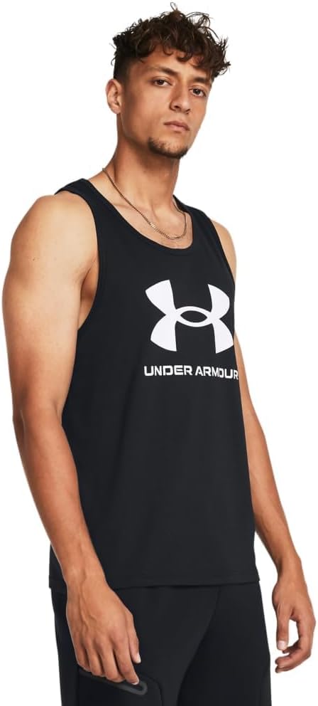 سعر ومواصفات اندر ارمور Under Armour Men's UA SPORTSTYLE LOGO TANK T-Shirt (pack of 1) (B0C12YNPSD) على Amazon EG