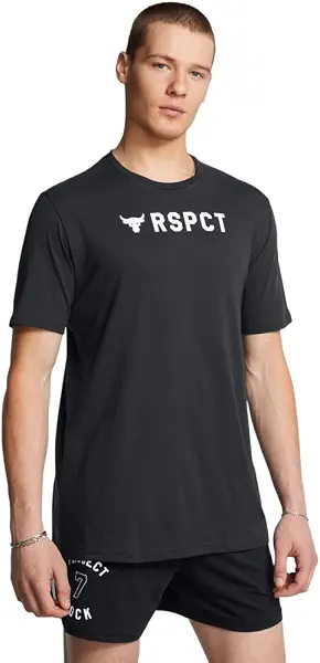 سعر ومواصفات اندر ارمور Under Armour mens Project Rock Respect Short Sleeve T Shirt Project Rock Respect Short Sleeve T Shirt (B0CMDCS2RM) على Amazon EG