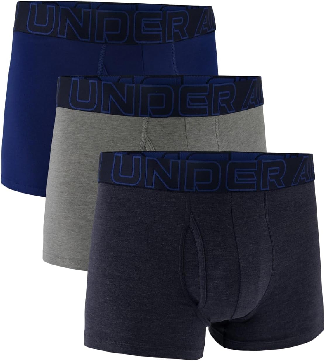 سعر ومواصفات اندر ارمور Under Armour Mens UA PERFORMANCE COTTON - SOLID 3 IN 3PK Boxer Briefs (pack of 3) (B0D4M1FNRP) على Amazon EG