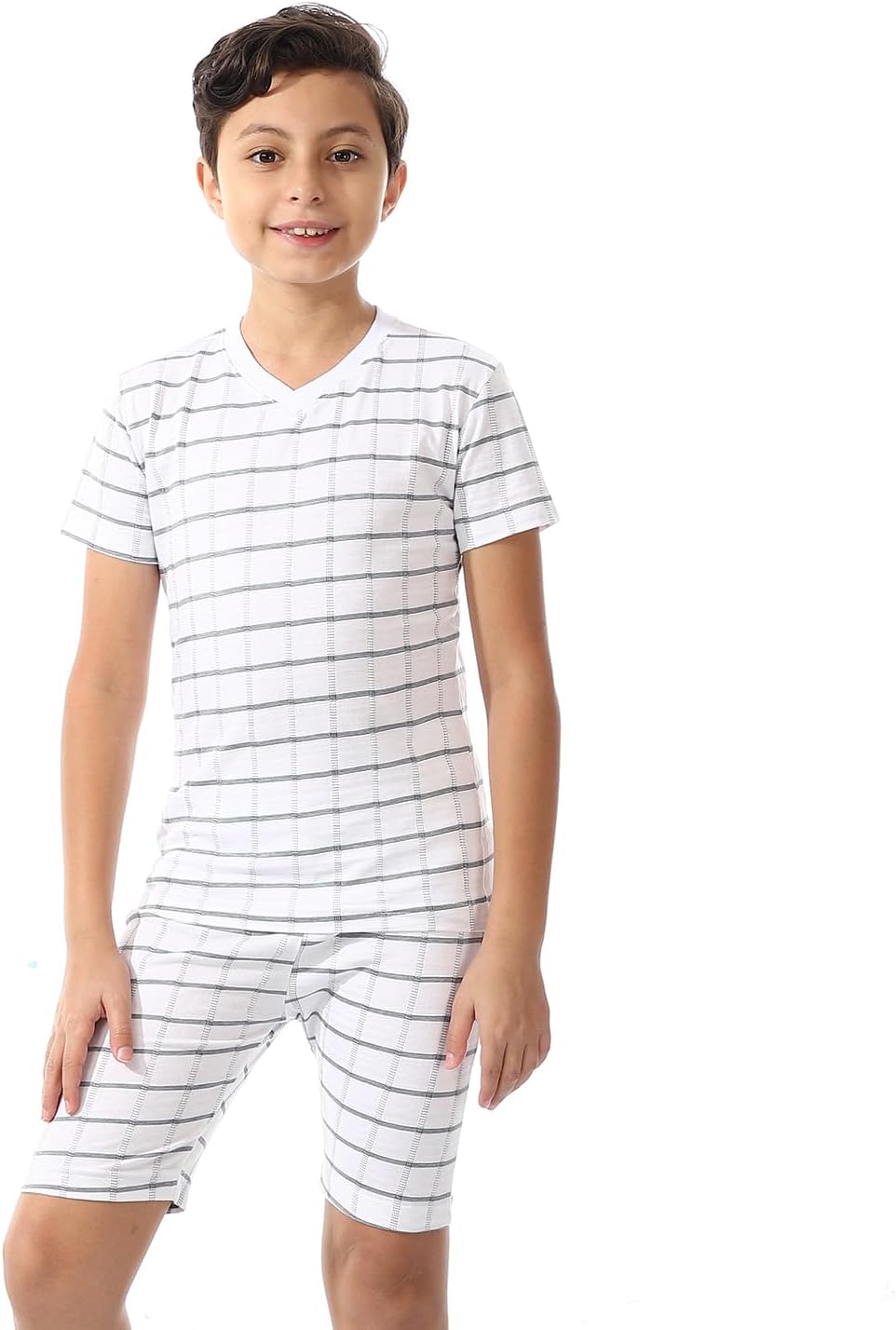سعر ومواصفات اندورا Andora Boys Checkered 37S24B30311 Pajama Set (pack of 1) (B0D8ZSPR14) على Amazon EG