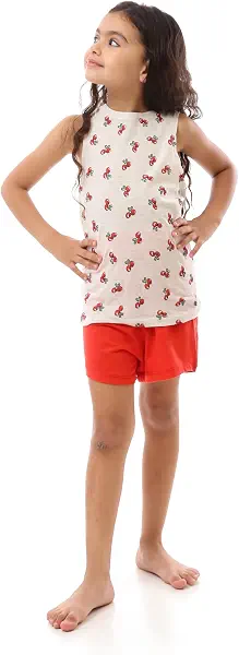 سعر ومواصفات اندورا Andora Girls Printed Kitten Regular Fit Girls Pajama Set Pajama Set (pack of 1) (B0C788KPWX) على Amazon EG