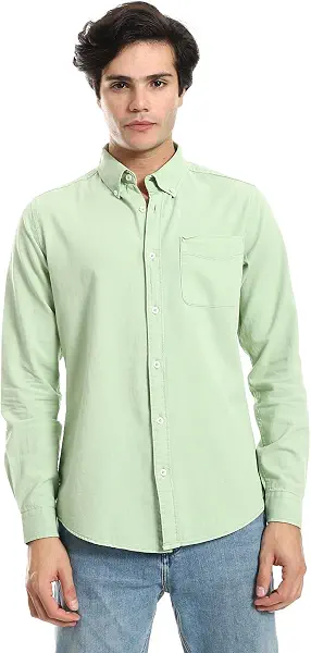سعر ومواصفات اندورا Andora Mens Gabardine Button Down Collar Western (B0CQVQD7X9) على Amazon EG