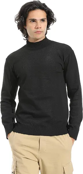 سعر ومواصفات اندورا Andora Mens Long Sleeves Half High Collar Pullover Sweater (pack of 1) (B0FMQ3L6QP) على Amazon EG