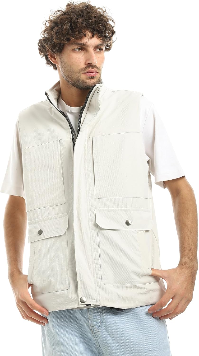 سعر ومواصفات اندورا Andora Mens Sleeveless Zipped Fleeced Streetwear (pack of 1) (B0GD29CW18) على Amazon EG