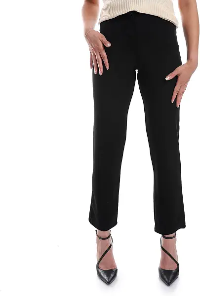 سعر ومواصفات اندورا Andora Womens High Waist Fly Zipper 36W24W30321 Pants (pack of 1) (B0CKTLK2GV) على Amazon EG