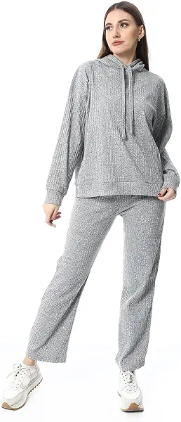 سعر ومواصفات اندورا Andora Womens Slip On Hooded Ripped Pants Modern (pack of 1) (B0DP3FD62D) على Amazon EG