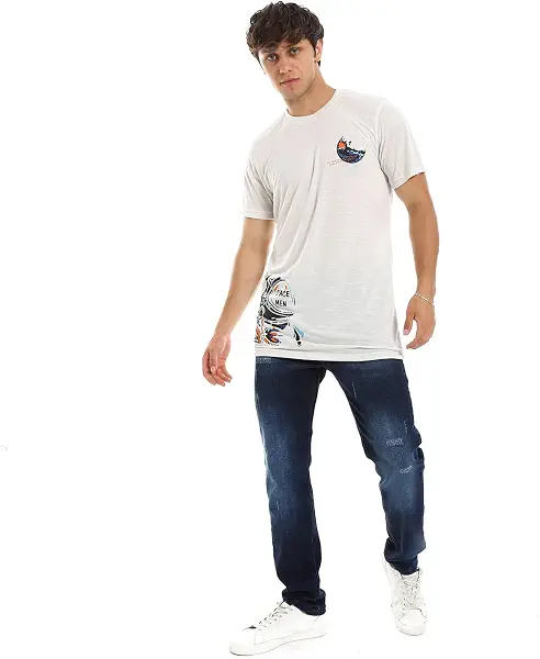 سعر ومواصفات اندورا تيشرت رجالي مطبوع سهل الارتداء 35S23M30305 (B0C86F4NX4) على Amazon EG