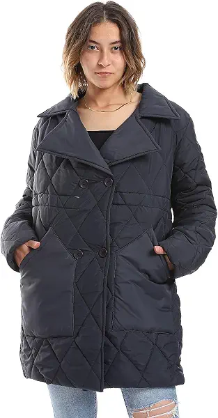 سعر ومواصفات اندورا جاكيت بأزرار مزدوجة الصدر للنساء من اندورا، موديل 36W24W0405 (B0CM9XCPW9) على Amazon EG