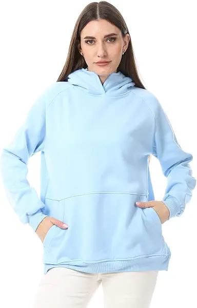 سعر ومواصفات اندورا سويت شيرت بغطاء للرأس وجيوب متصلة للنساء (عبوة من قطعة واحدة) (B0DX291NJG) على Amazon EG