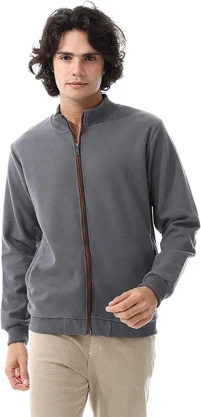 سعر ومواصفات اندورا سويت شيرت سادة بسوستة وجيوب مائلة للرجال (B0DHS28LM5) على Amazon EG