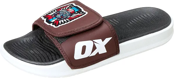 سعر ومواصفات او اكس OX boys OX-S-101-Brown-36 Slide Sandal (B0F4RBJ3WL) على Amazon EG