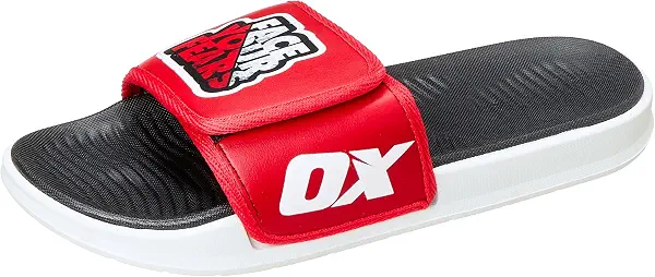 سعر ومواصفات او اكس OX boys OX-S-101-Red-36 Slide Sandal (B0F4RBZS7X) على Amazon EG