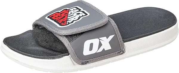 سعر ومواصفات او اكس OX boys OX-S-77-Grey-38 Slide Sandal (B0F4RDZ3S8) على Amazon EG