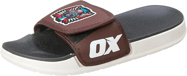 سعر ومواصفات او اكس OX mens OX-S-100-Brown-38 Slide Sandal (B0F4R9VTFS) على Amazon EG