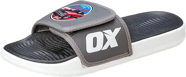 سعر ومواصفات او اكس OX mens OX-S-100-Grey-42 Slide Sandal (B0F4R84JXT) على Amazon EG
