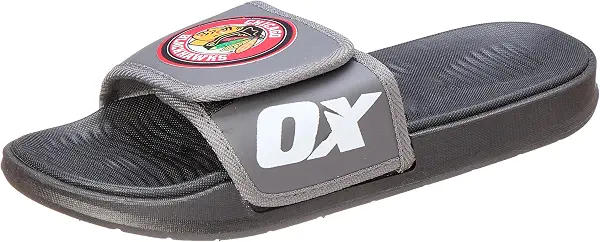 سعر ومواصفات او اكس OX mens OX-S-100-Grey-42 Slide Sandal (B0F4RBC935) على Amazon EG