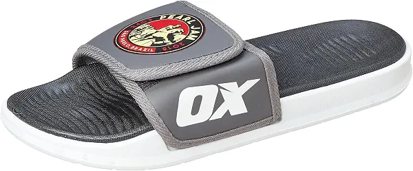 سعر ومواصفات او اكس OX mens OX-S-100-Grey-42 Slide Sandal (B0F4RBRGGX) على Amazon EG