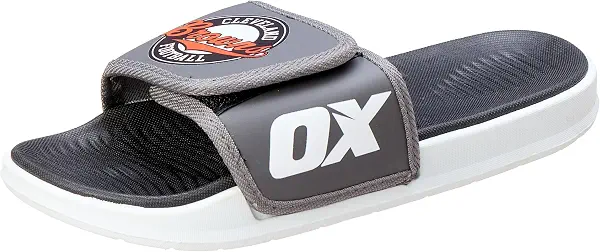 سعر ومواصفات او اكس OX mens OX-S-100-Grey-42 Slide Sandal (B0F4RD5MT8) على Amazon EG