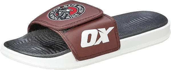 سعر ومواصفات او اكس OX mens OX-S-101-Brown-36 Slide Sandal (B0F4RM5D2X) على Amazon EG