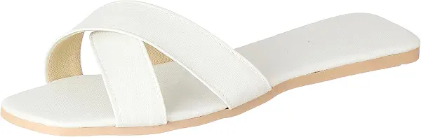 سعر ومواصفات او اكس OX womens OX-W-46-White/Black Slipper (B0FJ7BTW1D) على Amazon EG