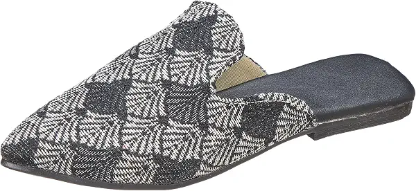 سعر ومواصفات او اكس OX womens OX-W-52-Black/White Slipper (B0FJ78Z3DT) على Amazon EG