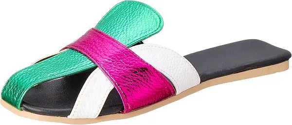 سعر ومواصفات او اكس OX womens OX-W-Green/Light Pink Slipper (B0FJ7C6ZCZ) على Amazon EG