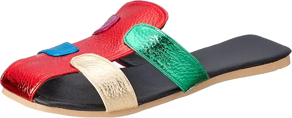 سعر ومواصفات او اكس OX womens OX-W-Red/Blue Slipper (B0FJ79544B) على Amazon EG