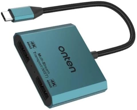سعر ومواصفات اون تن محول 4K 60Hz MST 2 في 1 نوع سي الى شاشة مزدوجة (B0HFBMDJL5) على Amazon EG
