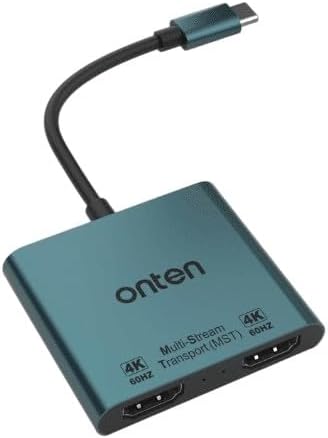 سعر ومواصفات اون تن محول ام اس تي 2 في 1 نوع سي الى HDMI مزدوج 4K 60Hz (B0HFBK178T) على Amazon EG