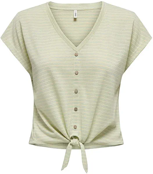 سعر ومواصفات اونلي ONLY Women's Cannes Twist Top (pack of 1) (B0D1R7F7G9) على Amazon EG