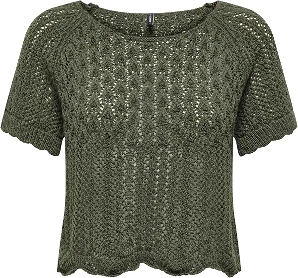سعر ومواصفات اونلي ONLY womens ONLNOLA LIFE S/S PULLOVER KNT NOOS Hooded Sweatshirt (pack of 1) (B0D8CZ3K9R) على Amazon EG
