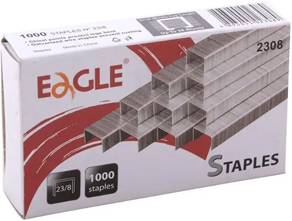 سعر ومواصفات ايجل # 23/8 دبابيس 2308/eag/56/h1 و1000 قطعة، رمادي (B003M6AJ7I) على Amazon EG