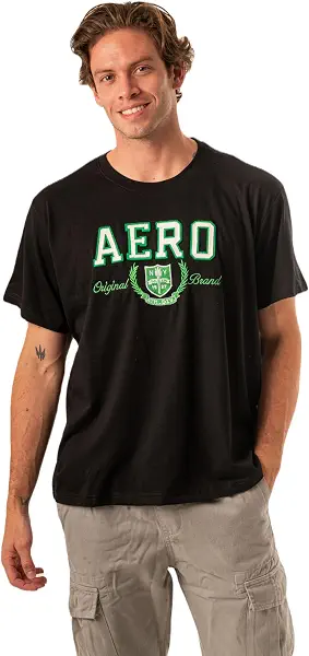 سعر ومواصفات ايروبوستيل Aeropostale Mens 60% cotton, 40% cotton-Regular-Graphic Print-Short Sleeves Modern (pack of 1) (B0D6LSNFBC) على Amazon EG