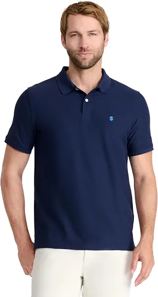 سعر ومواصفات ايزود قميص بولو للرجال من Izod، مطبوع عليه Peacoat، مقاس XXL, معطف صوف, XXL (B019G5RNA4) على Amazon EG