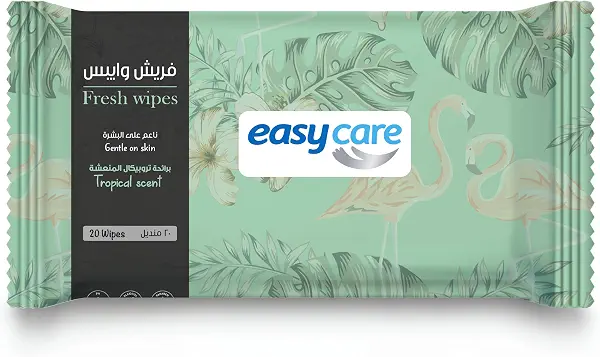 سعر ومواصفات ايزي كير مناديل مبللة - عطر استوائي - ٢٠ منديل (B08WJJB6V2) على Amazon EG